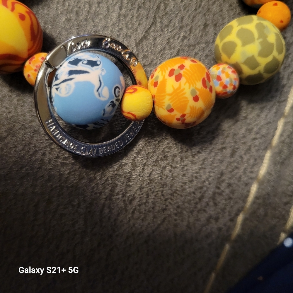 New Viva Handmade Beads key ring - Picture 4 of 5